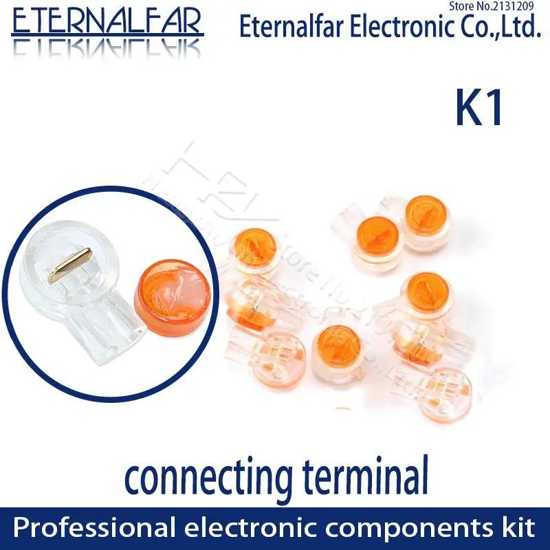 

Rj45 Connection Terminals K1 Connector Crimp Connector Waterproof Wiring Ethernet Cable Telephone Cord Terminals