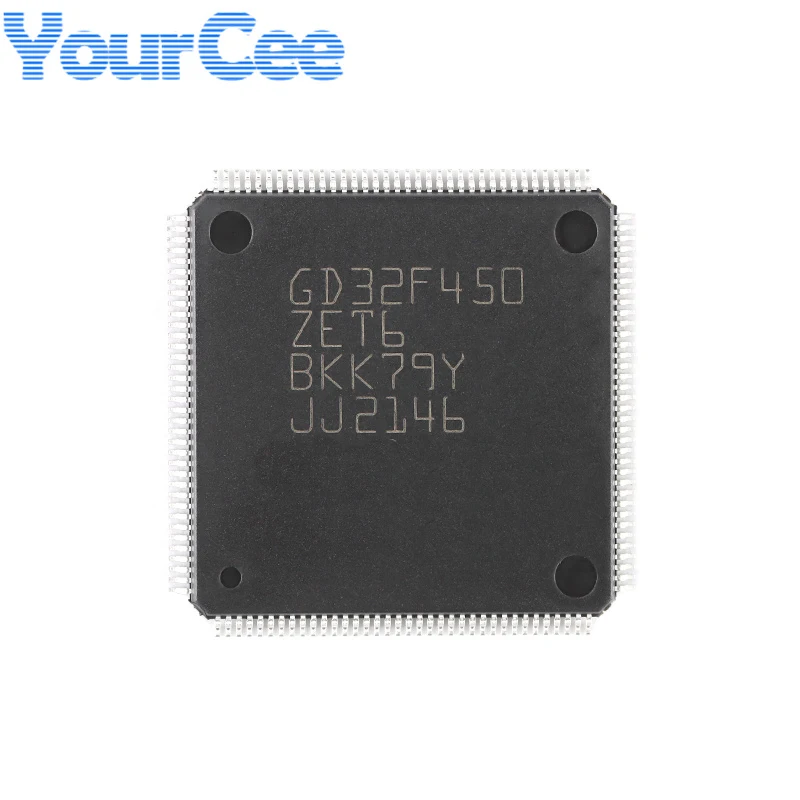 

Новый оригинальный микроконтроллер GD32F450ZET6 LQFP-144 32 бит Микроконтроллер микроконтроллер