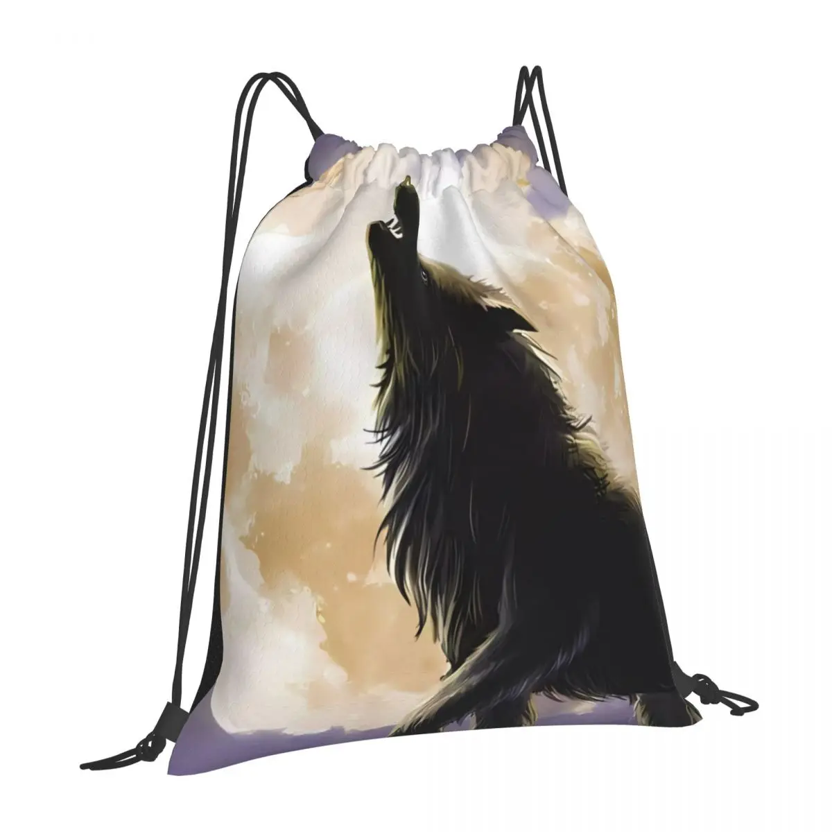 

Wolf3 Sports-Themed Drawstring Bags Great For Athletic Individuals Suitable For School Camping And Outdoor Excursions