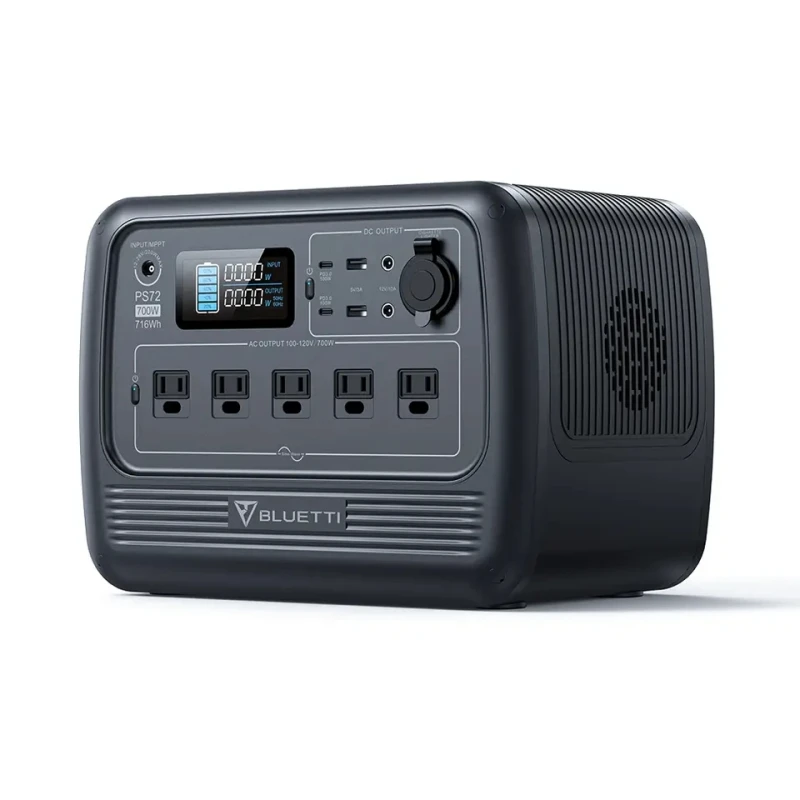 Портативный солнечный генератор BLUETTI PS72 мощностью 700 Вт электростанция LiFePO4 716 Втч