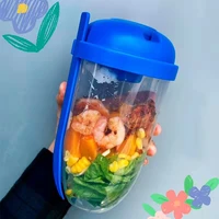 bottle salad container for lunch carry to go bottle shaped salad container as lunch bento salad bowl bottle cup salad box food