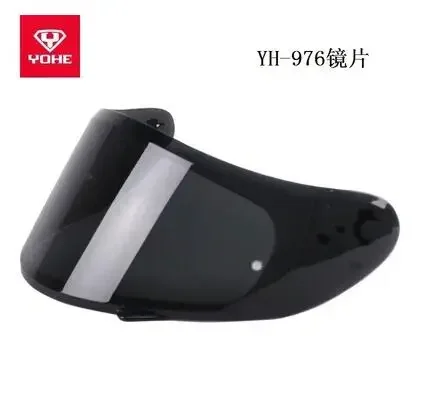 Полнолицевой мотоциклетный шлем YOHE YH976 внешний объектив прозрачный черный визор