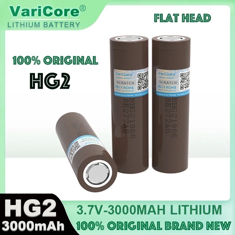 VariCore 100% новый HG2 18650 3000 мАч перезаряжаемый аккумулятор 18650HG2 3 6 в разряд 20A Макс 35A