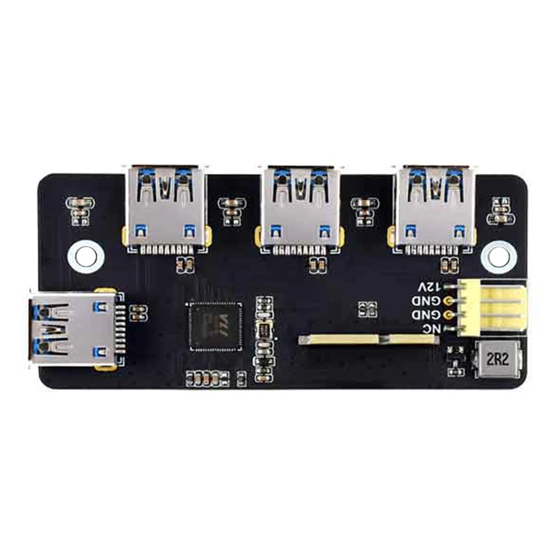 

Waveshare Pcie TO USB 3.2 Gen1 Expansion Board Adapter For Raspberry Pi Compute Module 4 IO Board 4XUSB Ports