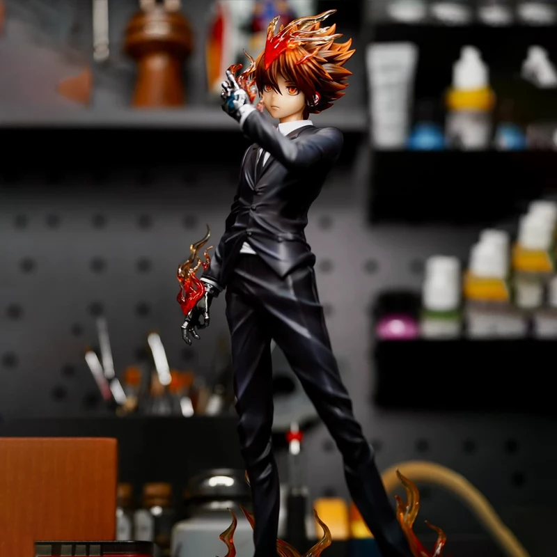 Фото 27 см Katekyou Hitman REBORN! Аниме-фигурка Савады Цунайоши Reborn! Фигурки-модели Хибари Кёя/Хибёрд/Рокудо Мукоро №3