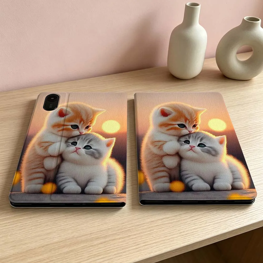 Фото Мягкий чехол с рисунком черного кота для Xiaomi Redmi Mi Pad 8 7 6 5 4 2 SE K Pro Max Ultra Poco Pad, складной чехол для планшета №5