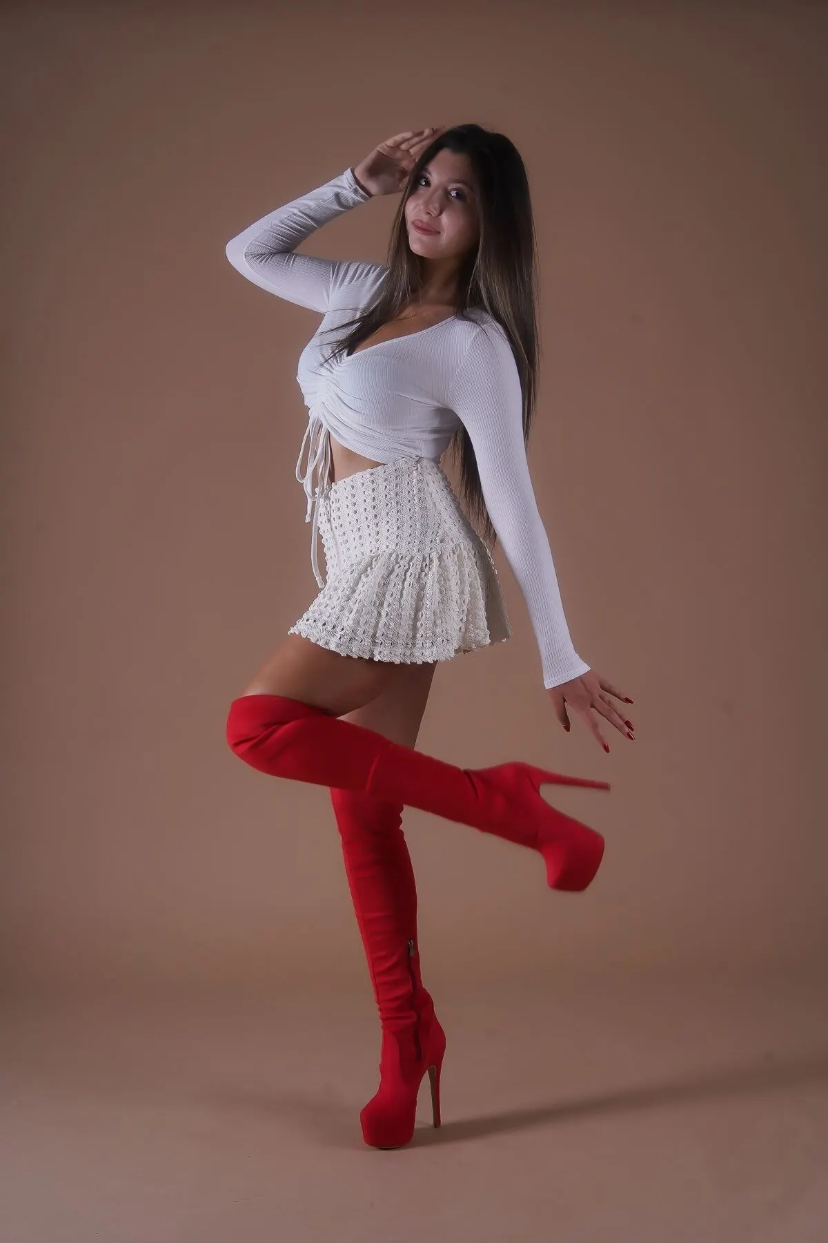 

Women's Fashion Handmade Special Suede High Heels Over The Knee Woman Boots