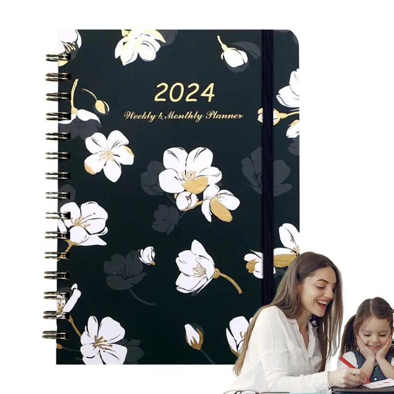 

2024 Agenda Planner Notepad Planner Agenda Schedule Daily 2024 Flexible Seal Planning Accessory For Work Office Study Homework