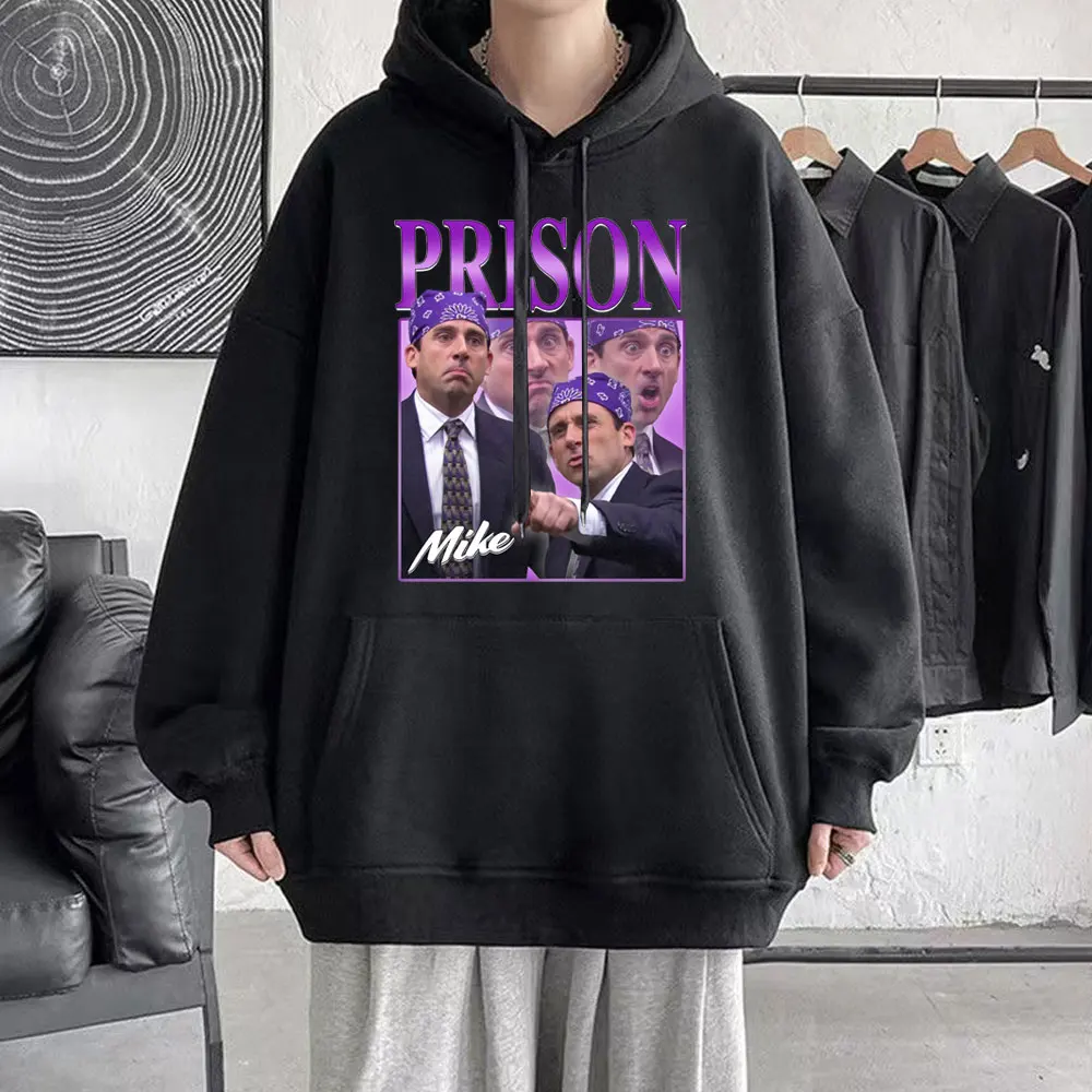 

Толстовка с капюшоном Майкл Скотт, Офисная толстовка, ТВ сериал, дут шруте, Джим хэлперт, пуловеры, мужские модные толстовки большого размера, Свитшот