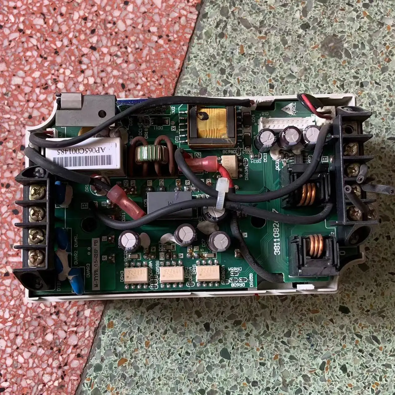 Разборка инвертора Delta VFD-M 220 В 0 75 0075 кВт VFD04 015M21A плата драйвера питания