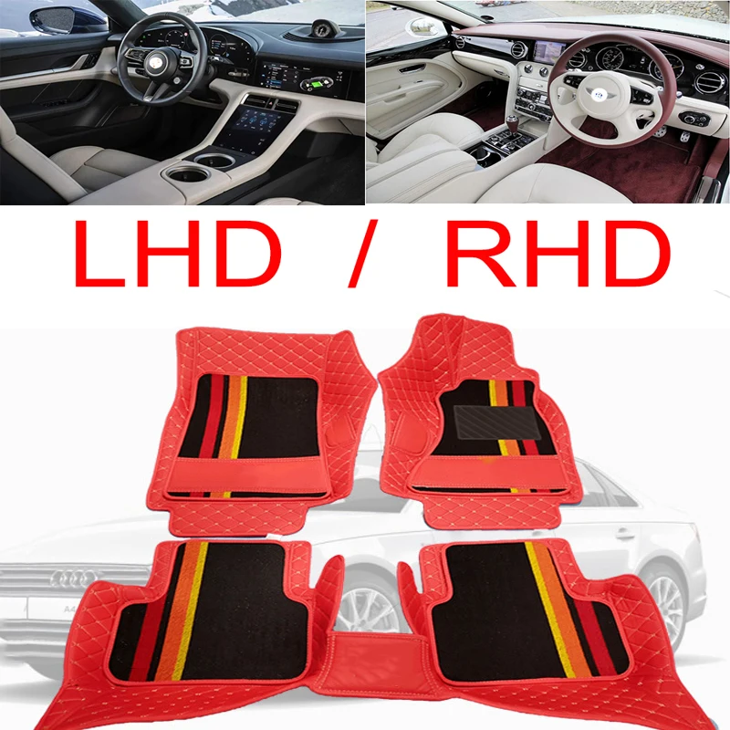 

Custom LHD ( or )RHD Car Floor Mats for Cadillac all models SRX CTS CT6 SLS ATS ATSL XTS XT5 CT6 Escalade car styling