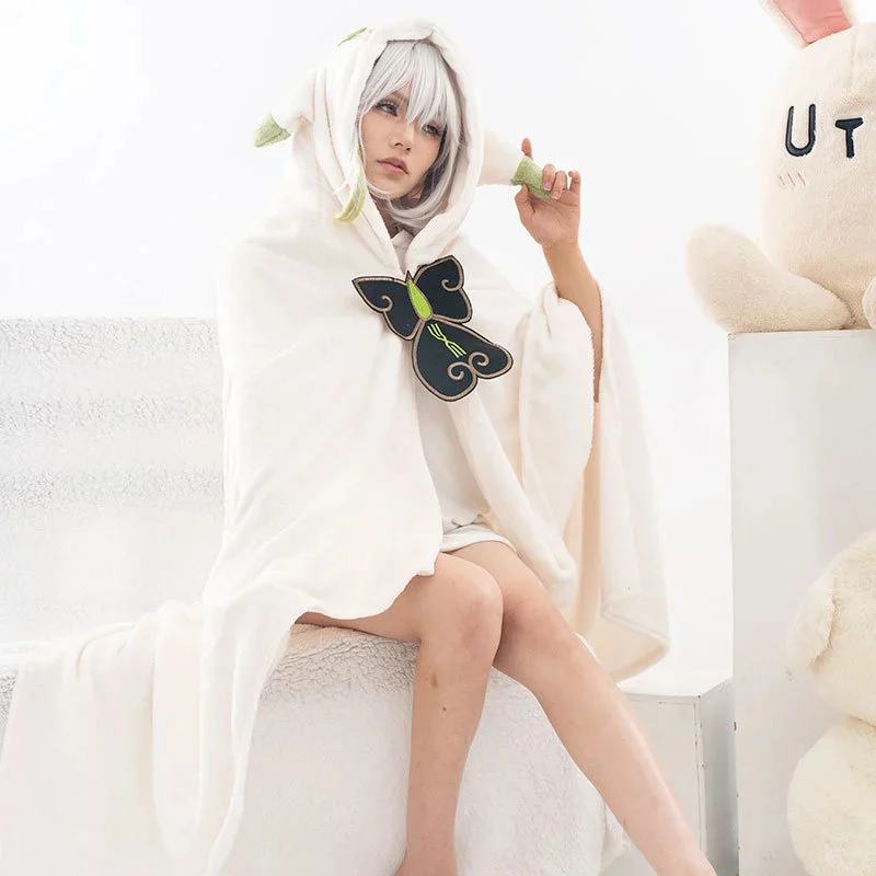 Популярные игры Genshins Impact Zhongli Hu Tao плюшевое одеяло осень-зима Удобная переносная