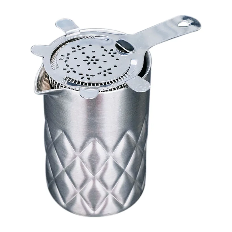

Stirring Tin Cocktail Mixing Glass Double-Walled And Vacuum Insulated For Temperature Consistency Bar Tool