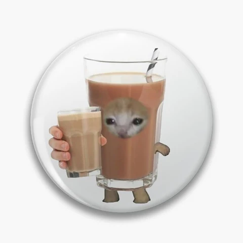 Металлические броши с изображением кота 44 мм