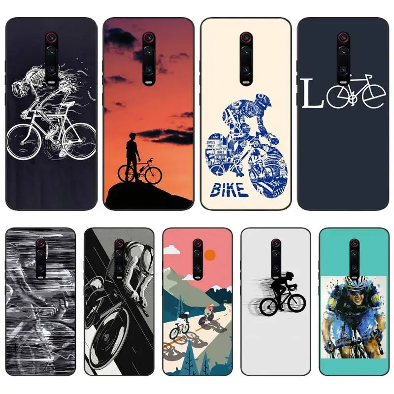 

Bicycle Racing Art Phone Case For Xiaomi 11 Ultra Redmi 9 Note 10 Little Poco X3 M3 F3 NFC Pro Coque