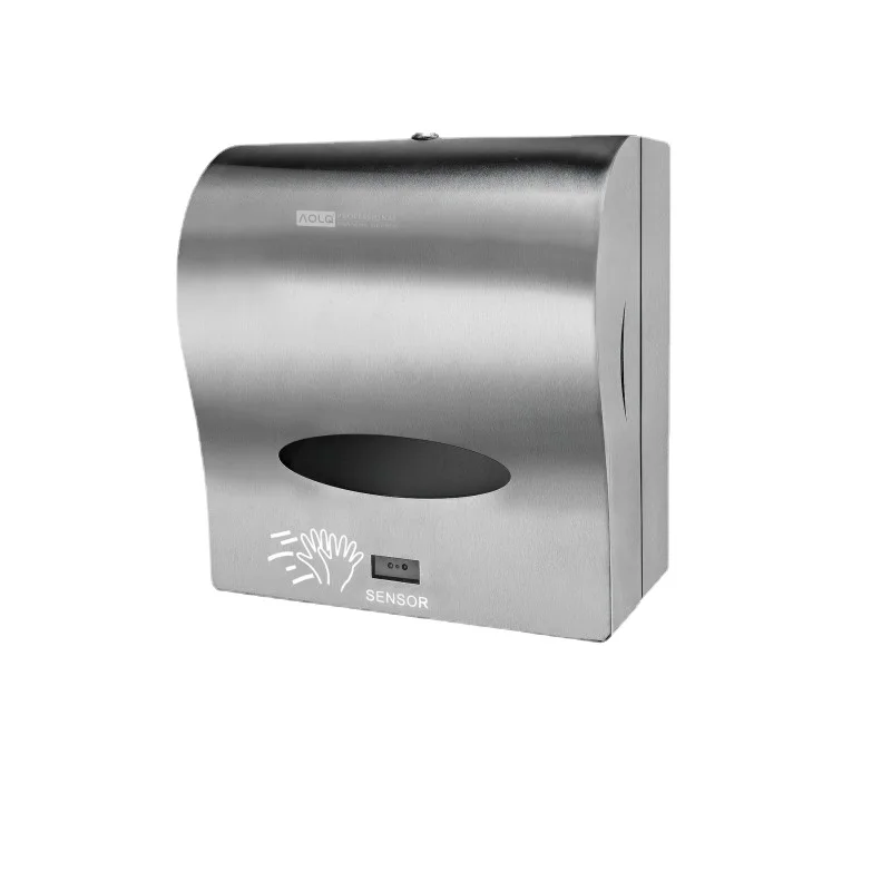 

Wall mounted stainless steel electronic automatic sensor paper towel roll dispenser