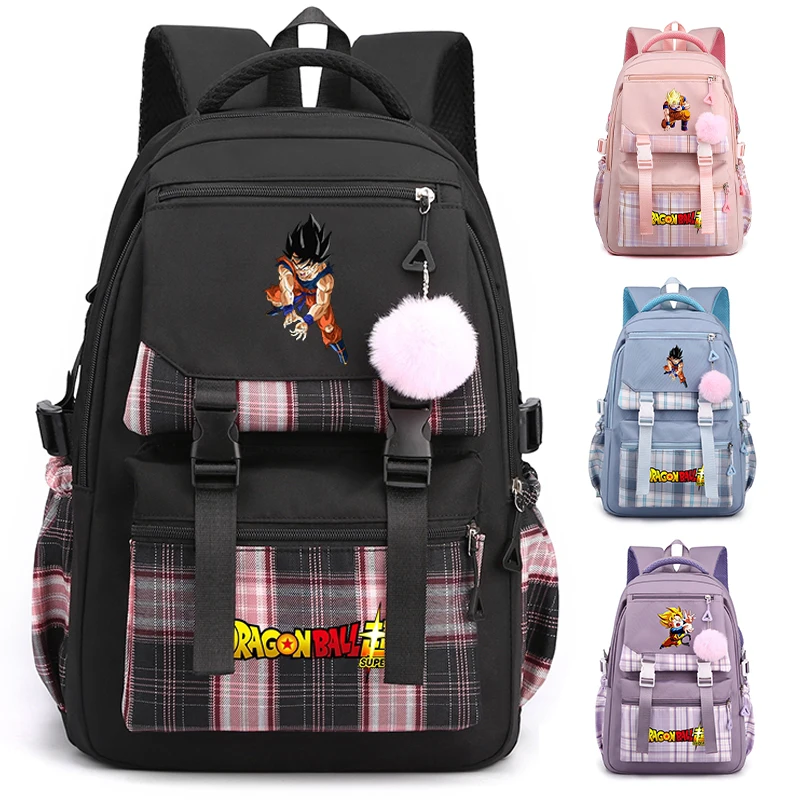 Рюкзак для девочек и мальчиков с принтом из аниме Драконий жемчуг ранец