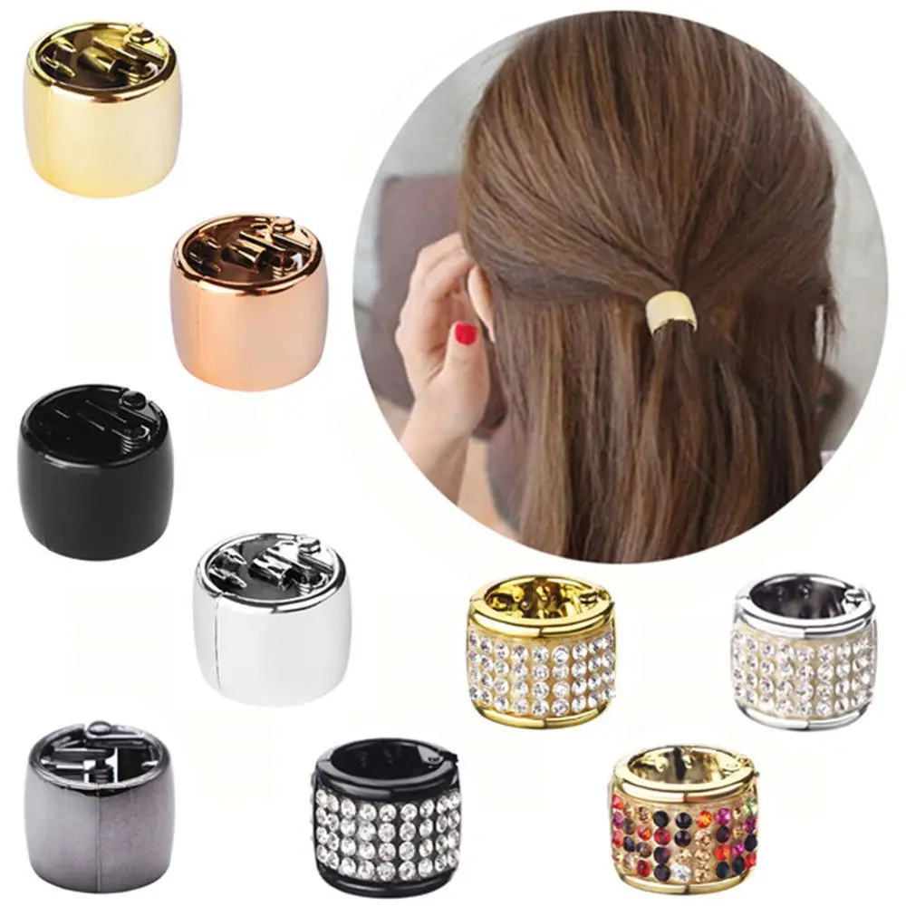 

New Woman Girls Elastic Ponytail Holder Hair Cuff Wrap Tie Band Ring Rope
