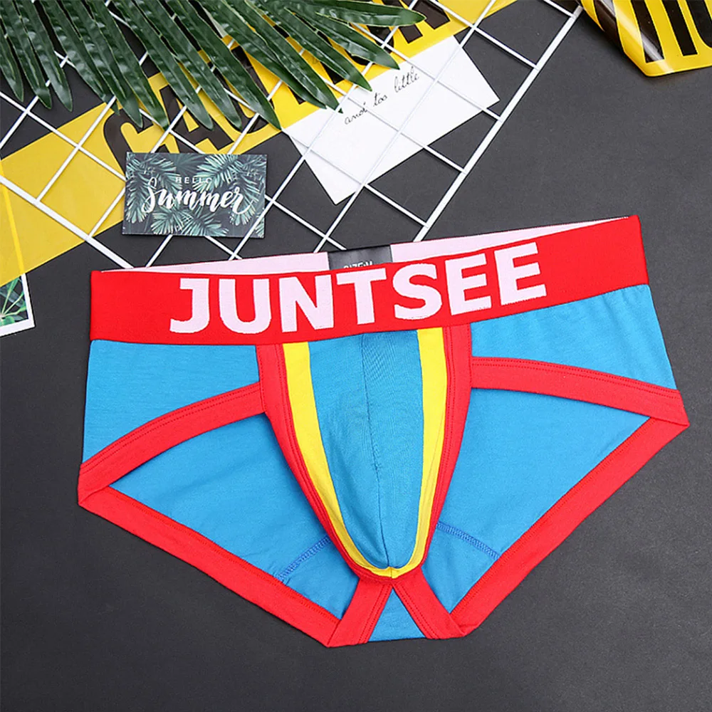 

Mens Cotton Briefs Sexy U Pouch Underwear Youth Man Breathable Underpants Teenage Soft Panties Male Comfortable Lingerie