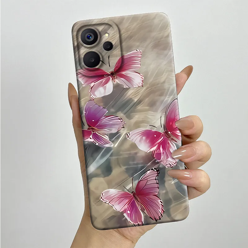 Чехол для телефона Realme 9i 5G / 10 10T RMX3612 RMX3663 мягкий силиконовый окрашенный корпус с