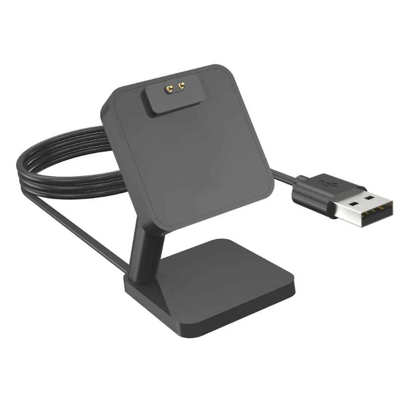 

Smartwatch Charger Stand Dock Cord Bracket-Compatible for Xiaomi Mi Band 8 USB Charging Cable Holder Power Adapter Base Cable