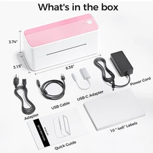 Phomemo Bluetooth 118mm Shipping Thermal Label Maker Sticker Printer Portable Address Postage Label Printer Machine Widely Used