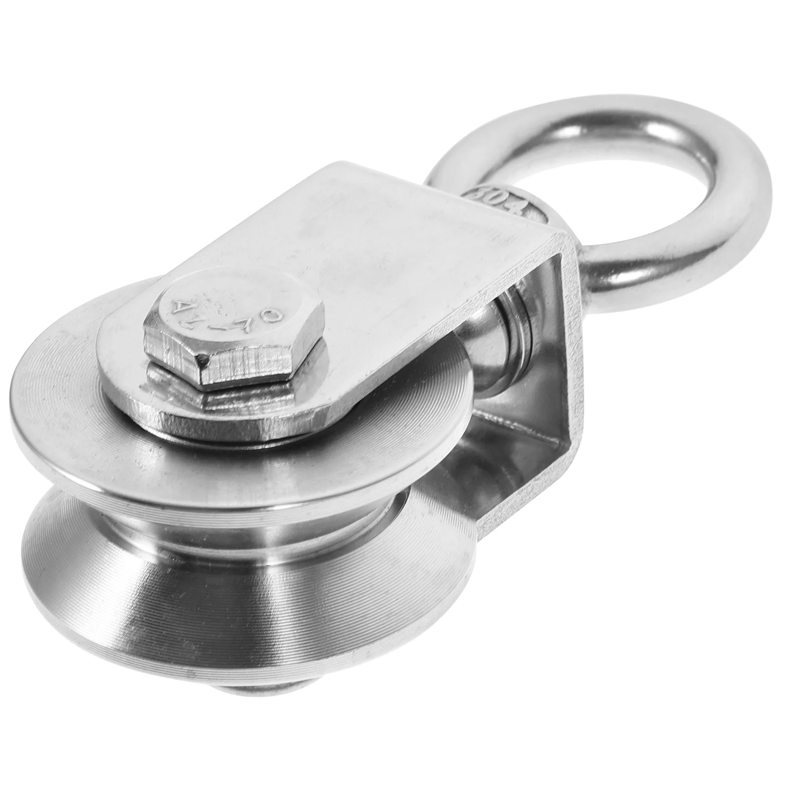 

Pulley Block Rope Wire Wheel Lifting Winch Heavy Hook Swivel Gym Duty Hanging Towing System Trolley Traction Single