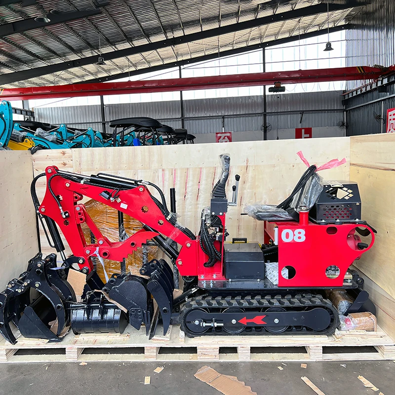

Best Selling High Efficiency 800kg 0.8ton 1ton Hydraulic Crawler Type Digger CE Mini Excavator