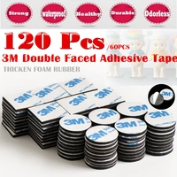 12060pcs 3m foam double sided adhesive tape super adhesif two sides eva sticker installation fixing pad for home auto office