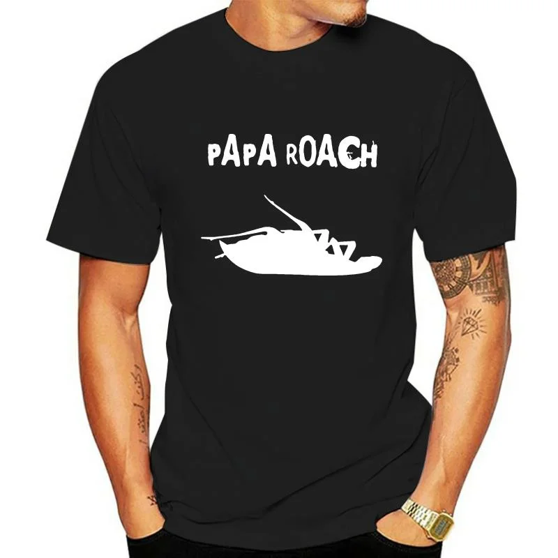 

Camiseta de Band de Papa Roach para hombre, ropa Manita, 1227