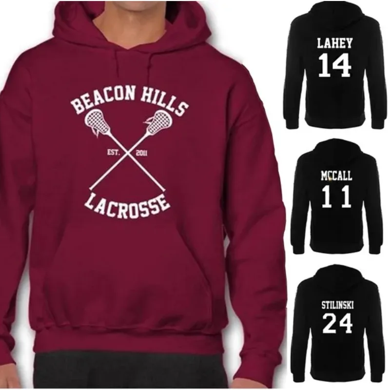 

Usa Movies Tv Series Stilinski Stiles 24 Teen Wolf Lacrosse Hoodie Hooded Sweatshirt Gift Present Beacon Hills Streetwear Tops