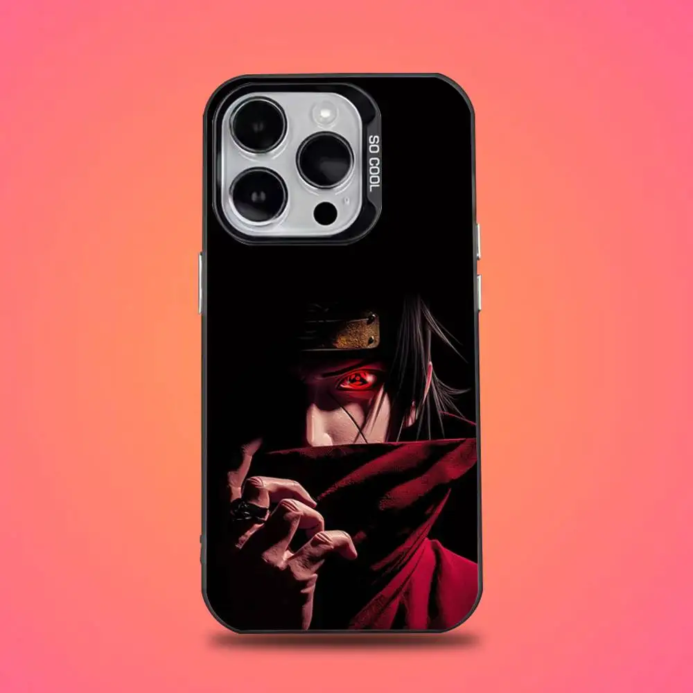 Чехол для телефона U-Uchiha M-Madara I-Itachi для iPhone 16,15,14,13,12,11, Pro, Max, Plus, Mini, XS, SE, черный матовый жесткий бампер с защитой от падения (art.: 3920d01348dc3) - 3920d01348dc3