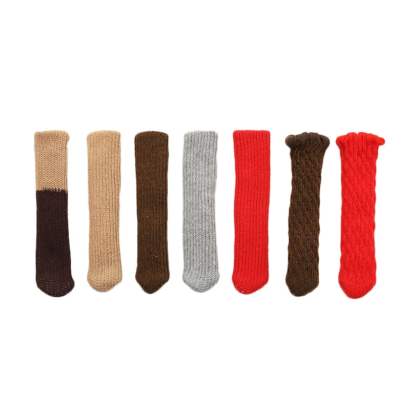 4 шт. чехол для дверной ручки вязаная ручка рукав перчатки толстые теплые защита