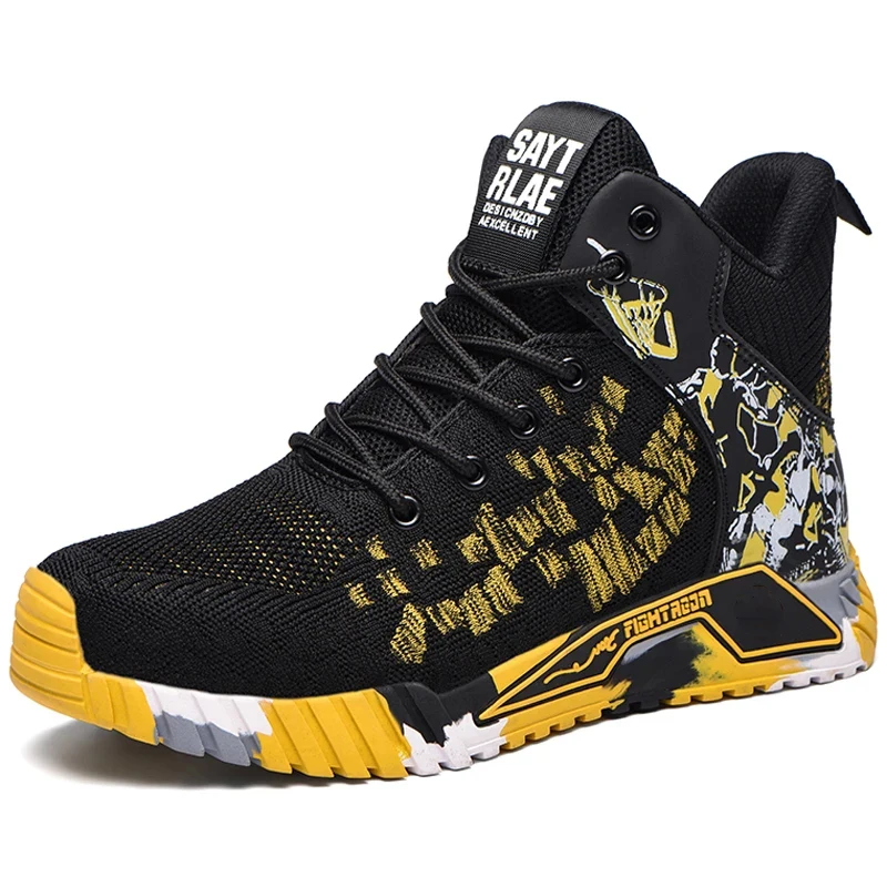 Новые рабочие ботинки MJYTHF защитная обувь со стальным носком Мужская