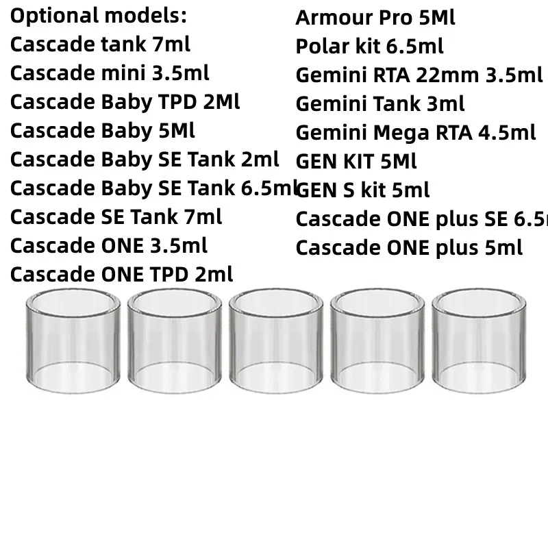

YUHETEC Centrifugal Tube for Vaporesso Cascade Tank / Cascade Mini / Cascade Baby / Armour Pro / Polar Kit / Gemini RTA 22mm