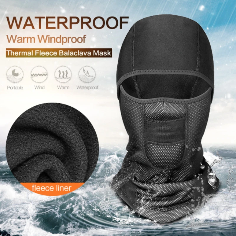 

Winter Skiing Outdoor Riding Mask Windproof Breathable Full Face Head Cover Warm Breathable Mask