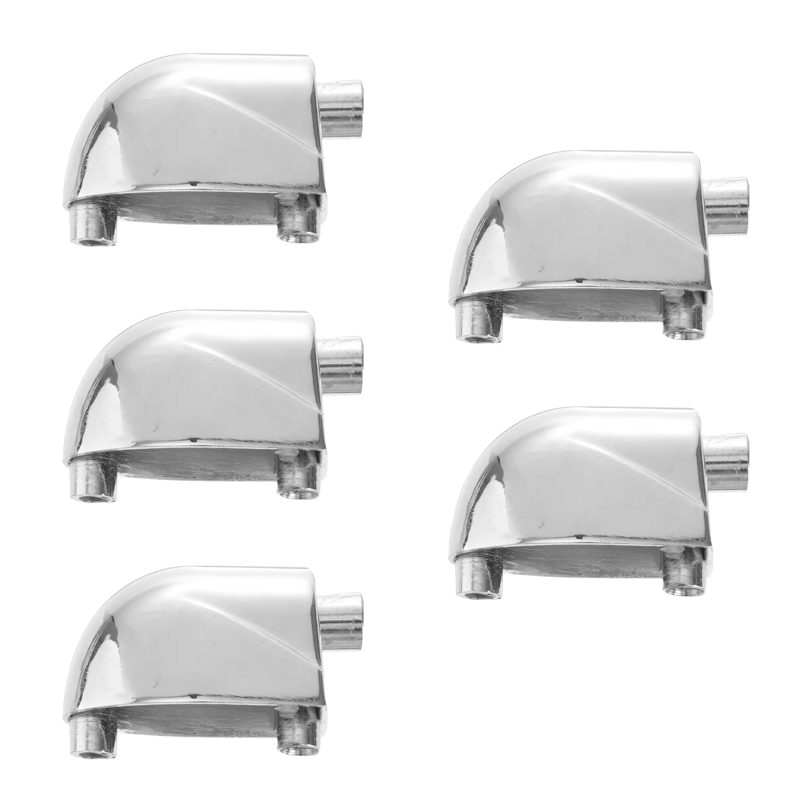 

5Pcs Drum Claw Hook For Bass Drums Snare Drum Parts Accessories Replacement WC21 ( Silver ) Lugs Pad