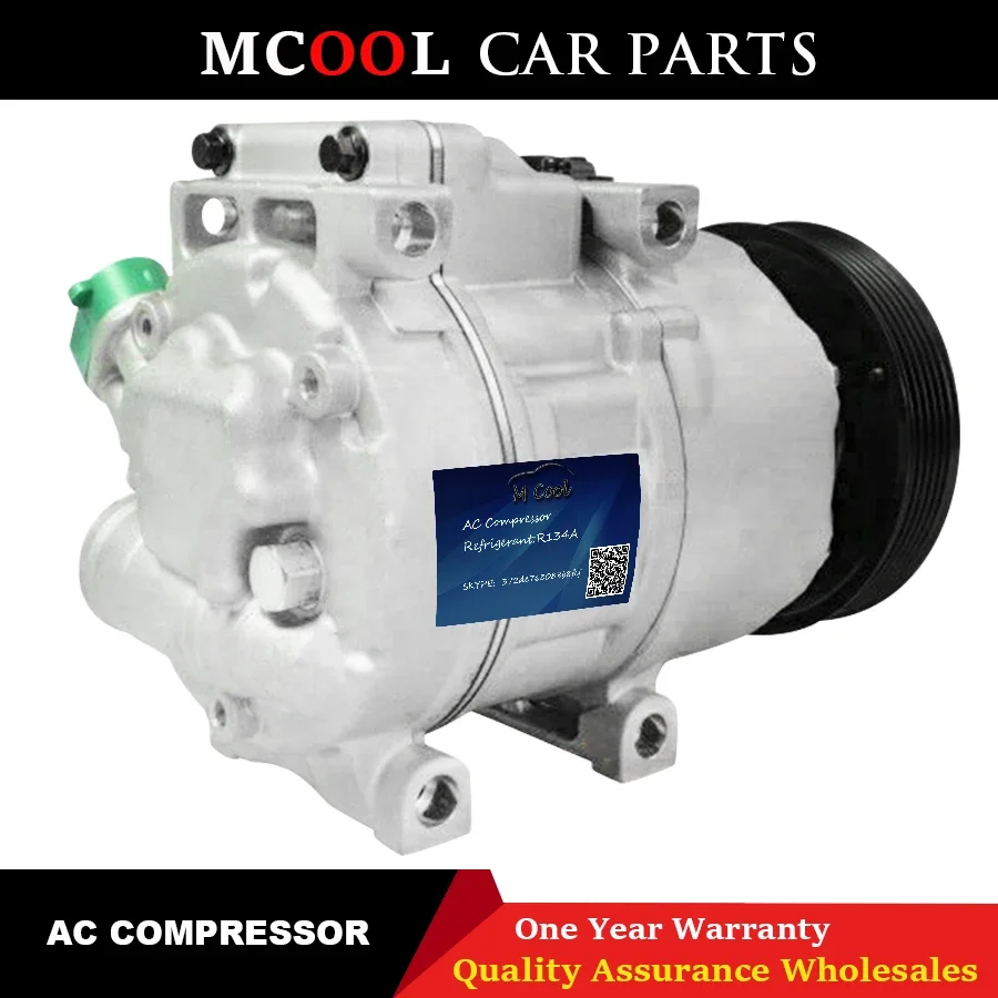 Компрессор кондиционера A/C и муфта для Hyundai Genesis 3.8L 2009-2014 977013M000 97701-3M000 977013M001 97701-3M001