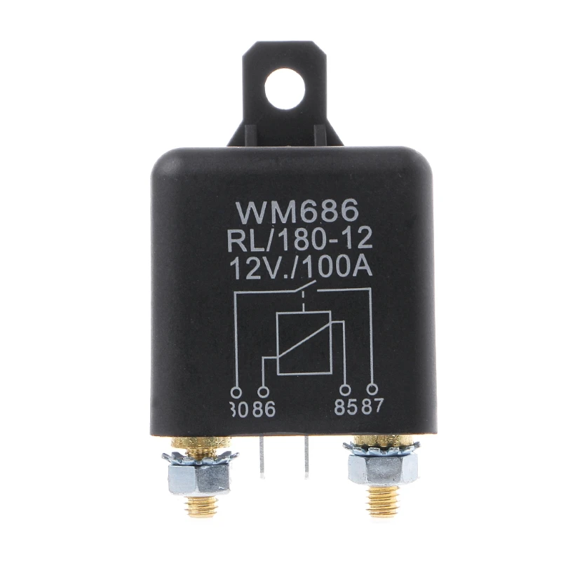 

12V 100Amp Start Relay 4Pin Heavy Duty ON/OFF Switch Split Charge Relay For Car