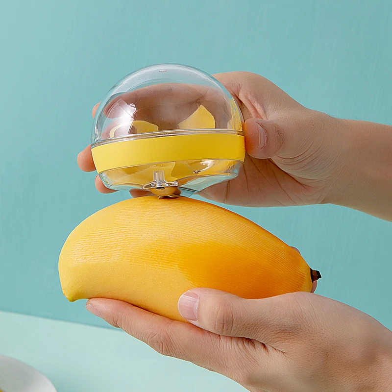 

Kitchen Vegetable Peeler Stainless Steel Melon Planer Peeler With Transparent Box Home Multiple-Function Fruit Vegetable Peeler