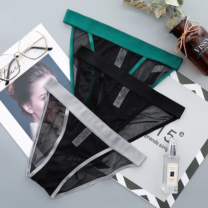 

Новые сетчатые кружевные женские трусики, треугольное дышащее ультратонкое женское белье, удобное нижнее белье, женские трусы со средней т...