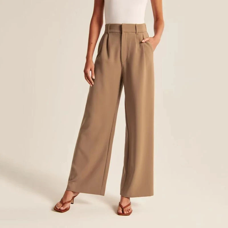 

2023 The Effortless Tailored Wide Leg Pants For Women