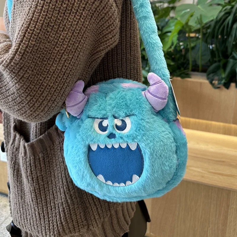 Disney Fury Monster Sullivan большой емкости прозрачный рюкзак сумка через плечо Crossbody