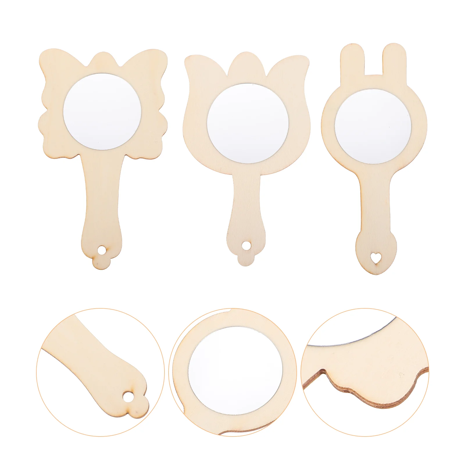 15 шт. необработанные зеркальные игрушки сделай сам многофункциональные