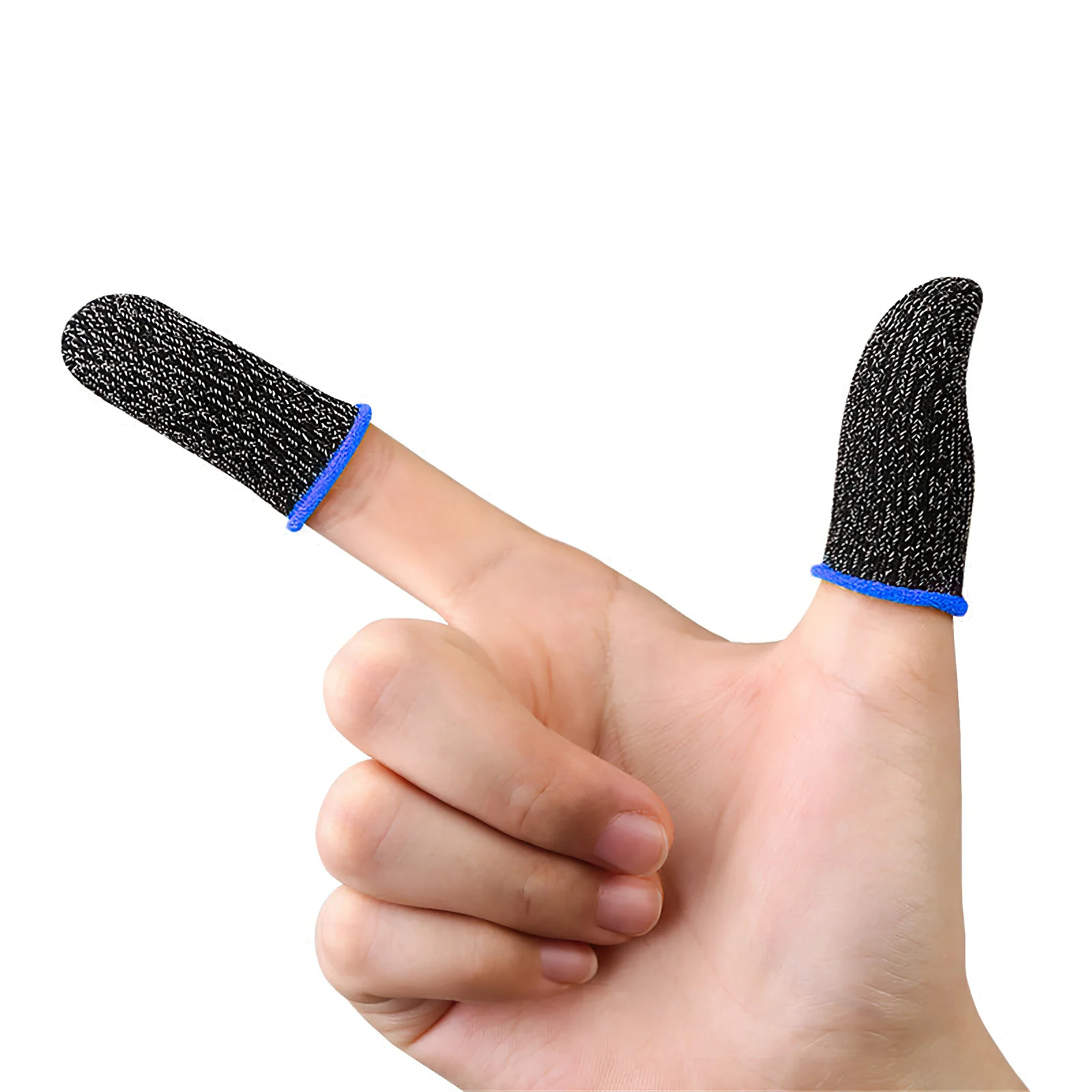 

Gaming Finger Sleeve Breathable Fingertips For Games Anti-Sweat Touch Screen Finger Cots Cover Sensitive Mobile Touch Glove