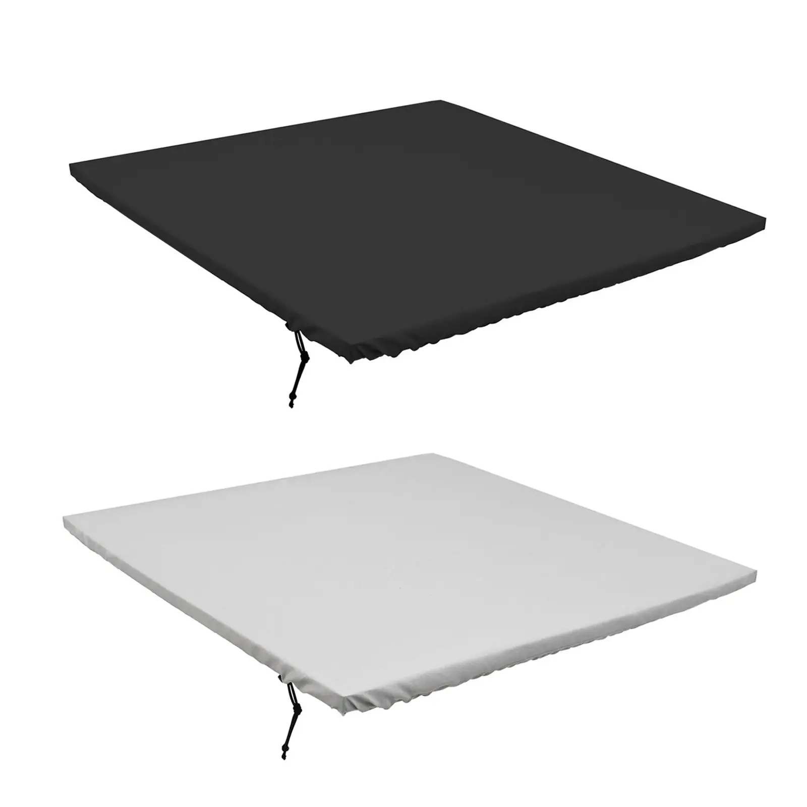 90Cmx90cm Washable Square Fitted Table Cover,Polyester Stret
