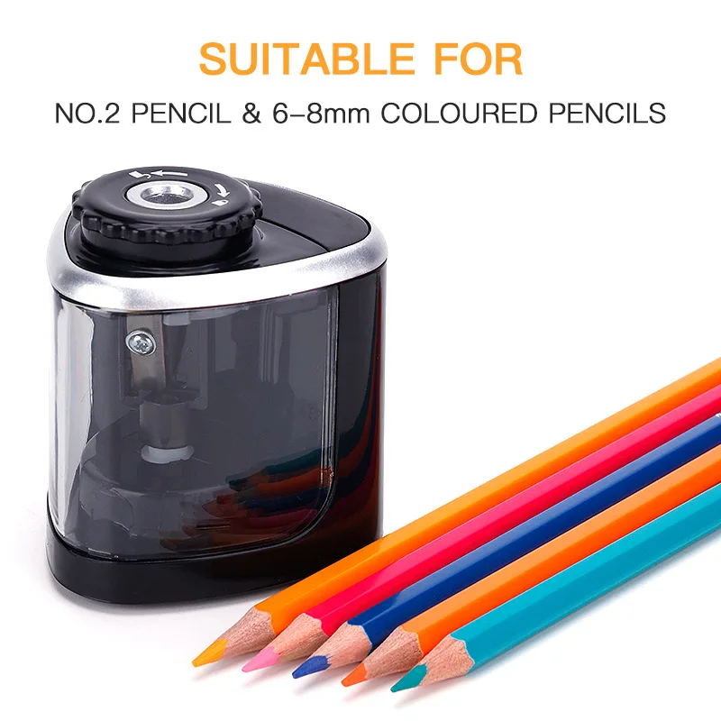 Sharpener Creative Primary School Stationery Semi-automatic Pencil Sharpener Creative Pencil Sharpener Battery