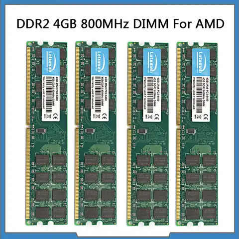 Память RAM DDR2 4 ГБ 8 ГБ 16 ГБ 800 МГц для материнской платы AMD Чипсет процессора PC2-6400 Память RAM 240 контактов 1,8 в модуль памяти для ПК
