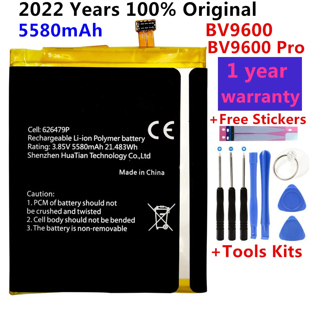 

100% Original NEW 5580mAh BV9600 Battery For Blackview BV9600/ BV9600 Pro Phone Latest Production Battery+Tools