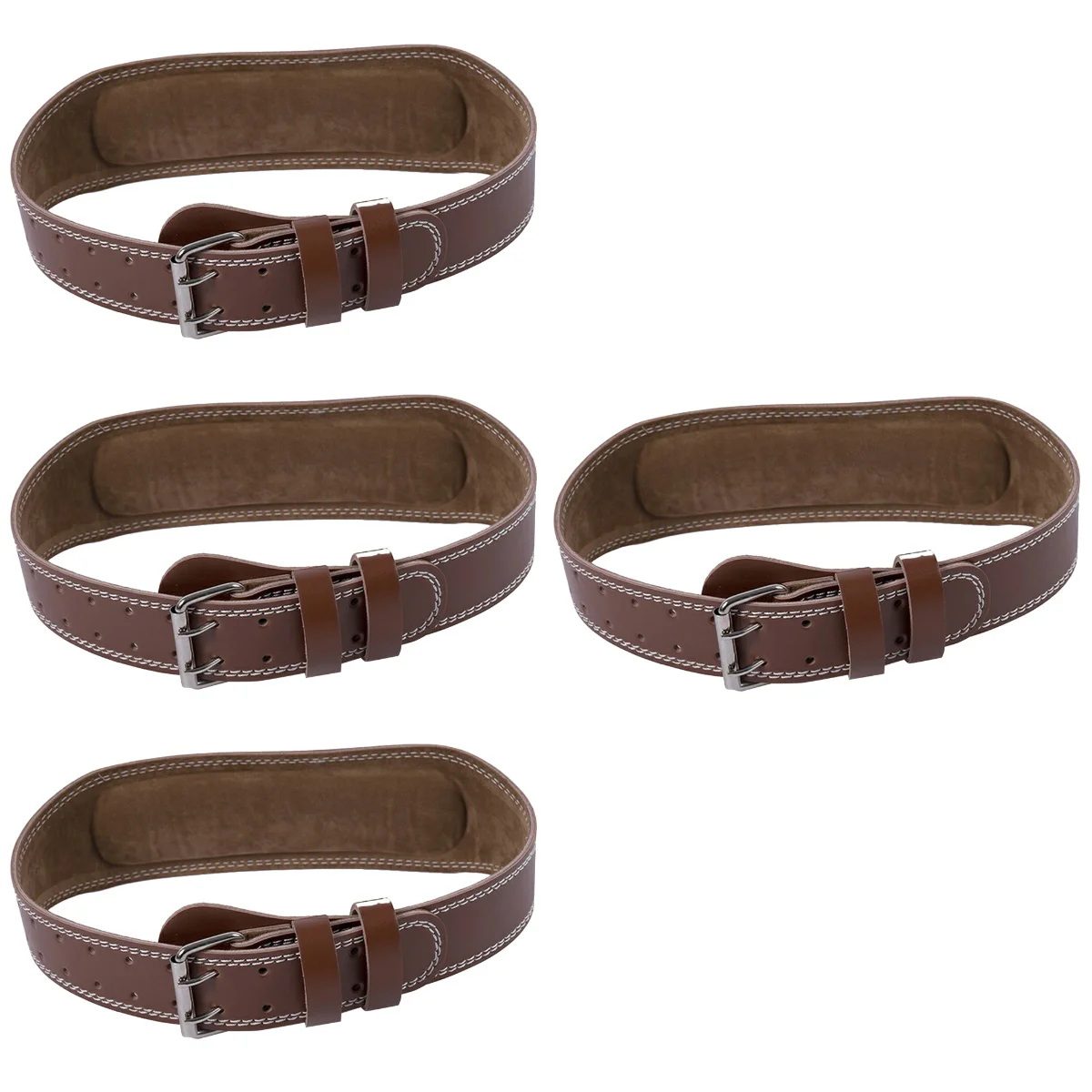 

4x Lower Back Support Straps For Men Weightlifting Waist Guard Sports Waist Support Gym Belt For Men for Fitness Workout